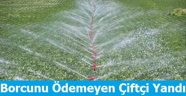 Elektrik Borcu Olan Çiftçi Yandı