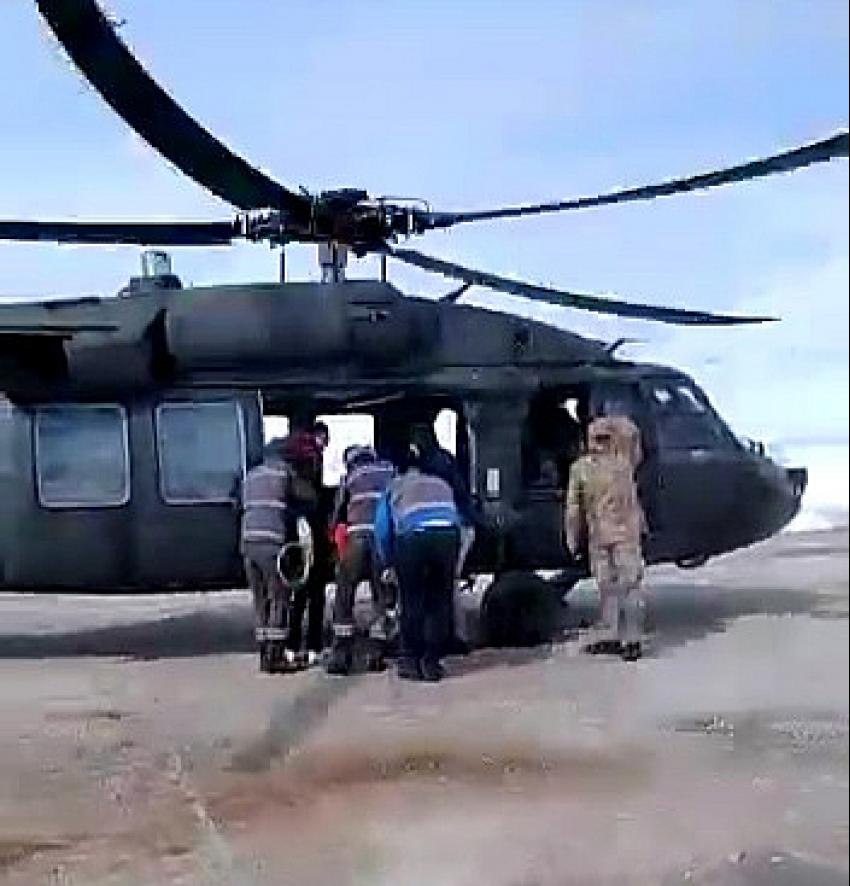 Fırat EDAŞ Arızalara Helikopterle Müdahale Ediyor