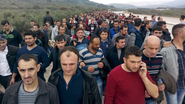 Soma'lı işçiler Başkent'e Yürüyüşe Geçti