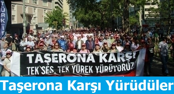 On Binler Taşerona Karşı Yürüdü