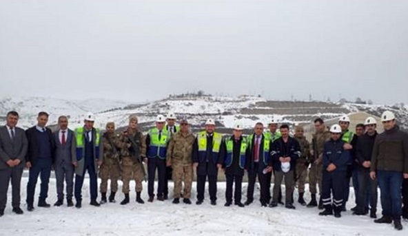 EÜAŞ Genel Müdürü Dr. izzet ALAGÖZ'den ALPASLAN HES'e Zıyaret