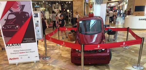 Aydemâ€™in Sponsor Olduğu Alatay Elektromobil Forum Çamlık'ta Sergileniyor