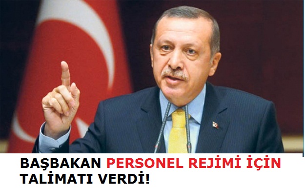 Başbakan Personel Rejimi için Talimatı Verdi