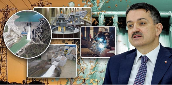 Çetin Barajı Enerji Üretmeye Başladı