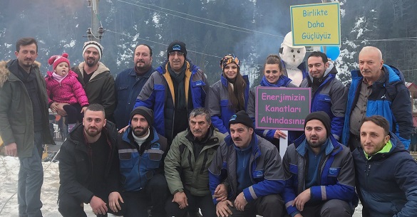 Çoruh EDAŞ Kardan Adam Şenliklerine Katıldı