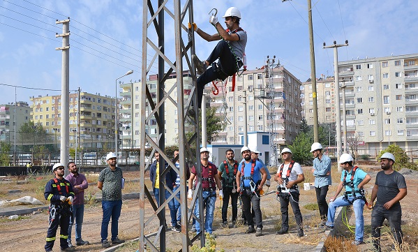 Dicle EDAŞ Personeline Yüksekte Çalışma Eğitimi