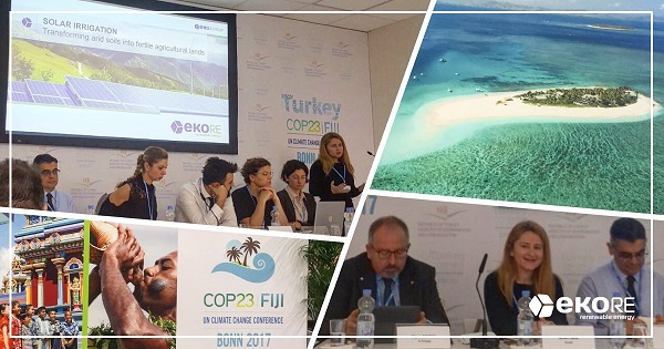 EKORE, BONN COP23â€™de Iyi Uygulama Sunumu Yaptı