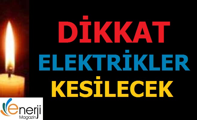Türkiye Geneli Elektrik Kesintileri