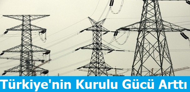 Türkiye'nin Kurulu Gücü Arttı
