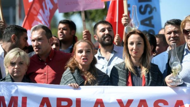 Enerji Bakanlığı Önünde Protesto