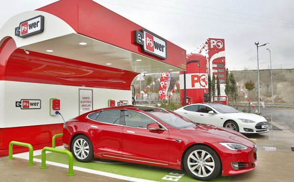 ilk Elektrikli Şarj istasyonu Gebze'de Hizmete Girdi