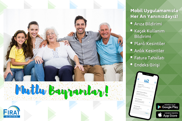 Fırat EDAŞ Bayramda Kesintisiz Enerji için Her An Yanınızda!