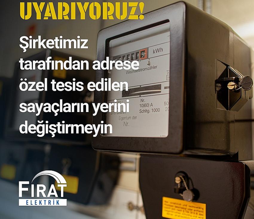 Fırat EDAŞ'tan Vatandaşlara Hayati Uyarı