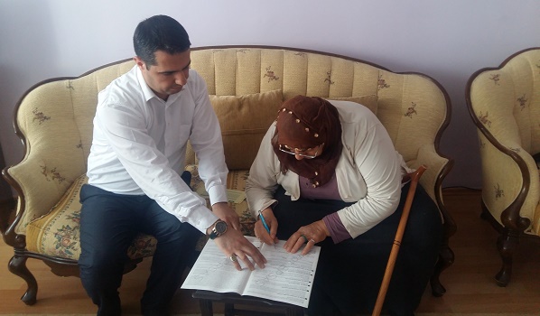 Fırat EPSAŞ Hizmeti 83 Yaşındaki Bahriye Teyze'nin Ayağına Götürdü