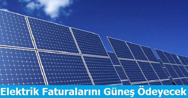 Kayseri'de Elektrik Faturalarını Güneş Ödeyecek