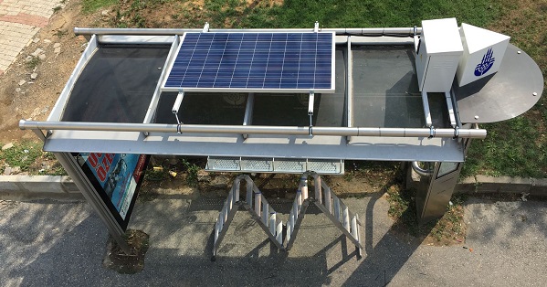 iETT Duraklarına Güneş Enerji Sistemli Led Aydınlatma