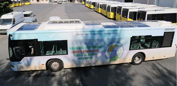 Türkiyeâ€™nin ilk Güneş Enerjili Otobüsü