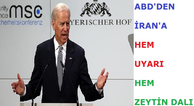 ABD'den iran'a hem zeytin dalı hem uyarı