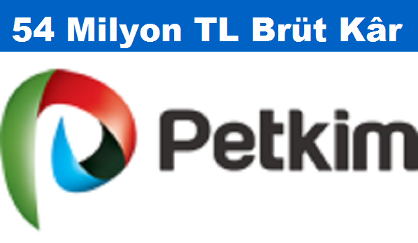 Petkim'in Brüt KÃ¢rı 54 Milyon TL