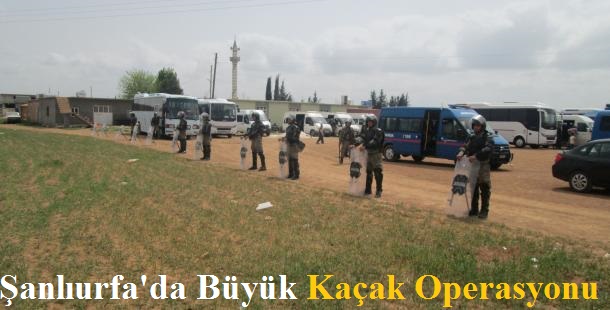 Şanlıurfa'da Büyük Kaçak Operasyonu