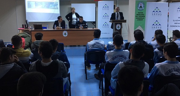 SEDAŞ iş Güvenliğinde Meslek Lisesi Öğrencileri ile El Ele