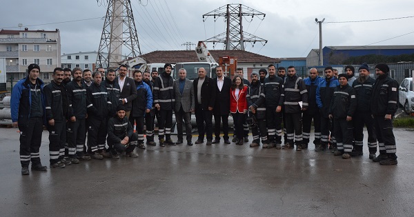 SEDAŞ Yöneticileri ve Saha Çalışanları Yeni Yıla Birlikte Girdi