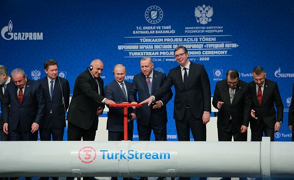 TürkAkım'da Vanalar Açıldı