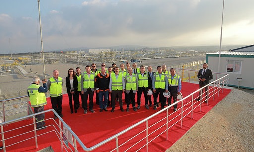 Bakan Dönmez'den TürkAkım Terminaline Ziyaret