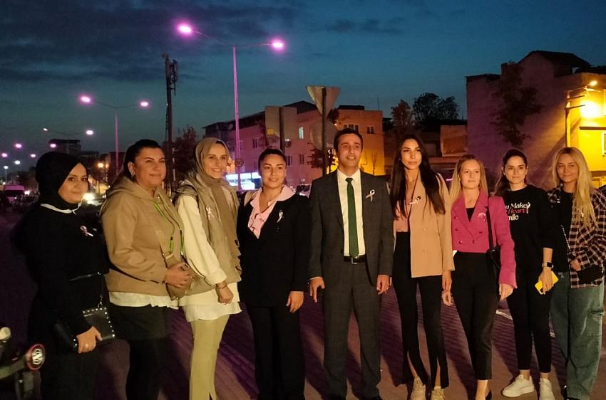 UEDAŞ’ta Pembe Lambalar Erken Teşhis İçin Yandı