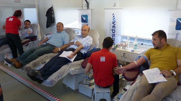 VEDAŞ ve VEPSAŞ Çalışanlarından Kan Bağışı