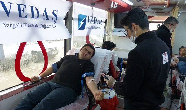 VEDAŞ Çalışanlarından Kan Bağışı