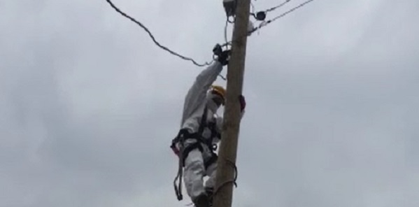 VEDAŞ Karantina Bölgesinde Hizmette