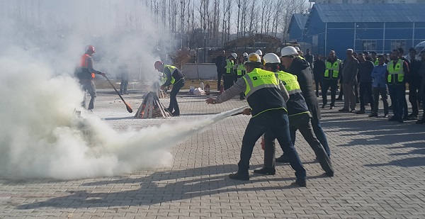 VEDAŞ'tan Yangın Tatbikatı