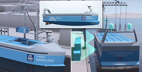 Elektrikli Kargo Gemileri 2018'de Suya indirilecek