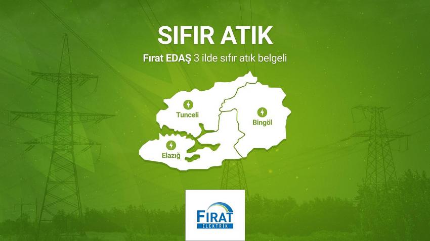 Fırat EDAŞ Sıfır Atık Belgesi Almaya Hak Kazandı