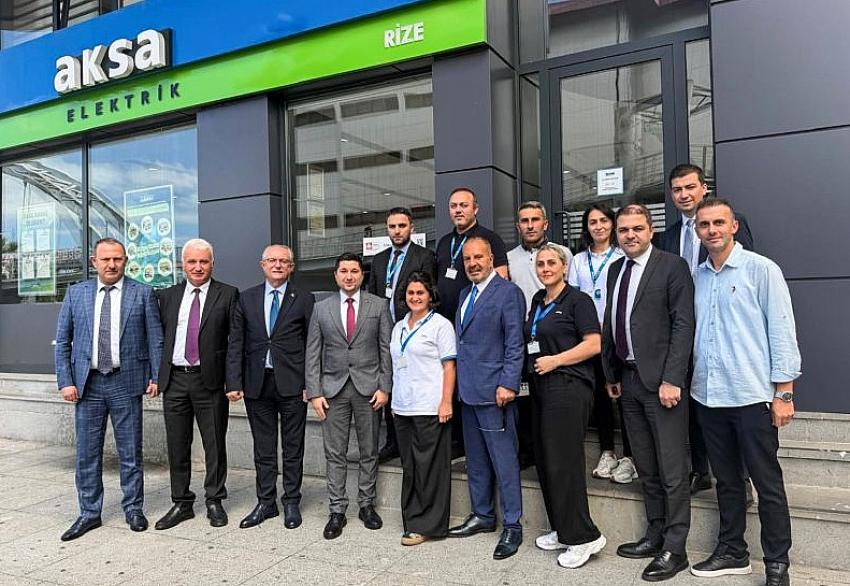 Cemil Kazancı Rize’de Elektrik ve Doğal Gaz Faaliyetlerini İnceledi