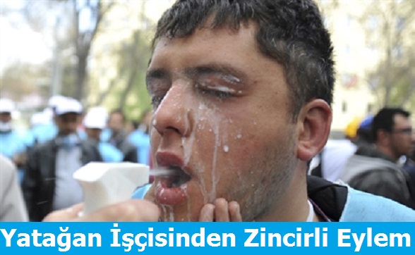 Enerji ve Maden işçilerinden Zincirli Eylem