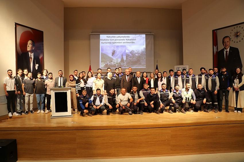 Aras Elektrik’ten Yüksekte Çalışma Eğitimine Tam Destek  