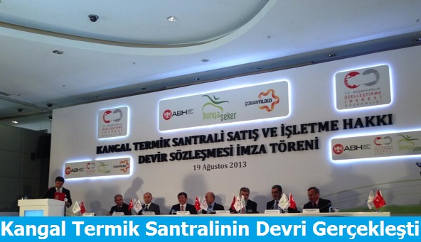 Kangal Termik Santralinin Devri Gerçekleşti