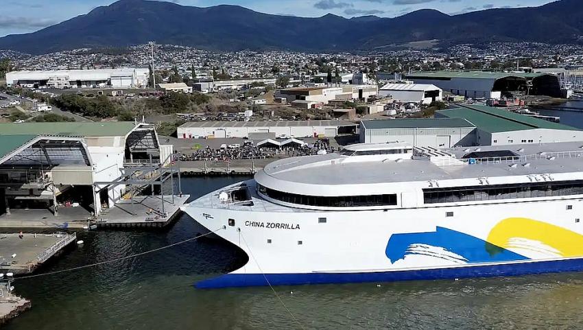 Dünyanın En Büyük Tamamen Elektrikli Gemisi China Zorrilla Suya İndi