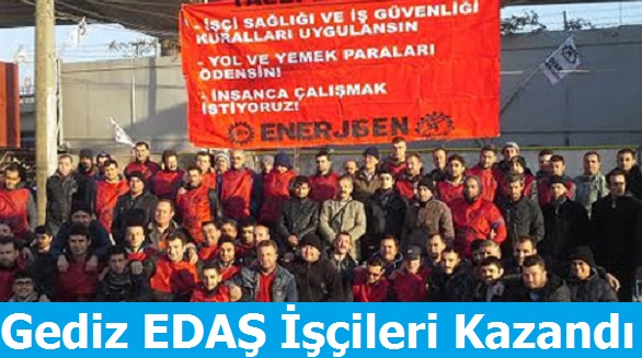 Gediz EDAŞ Eylemi Zaferle Sonuçlandı