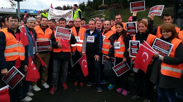 Emeklilikte Yaşa Takılanlar Asya'dan Avrupa'ya Yürüdü