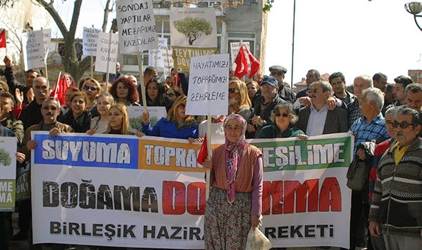 Aydın'da JES Protestosu