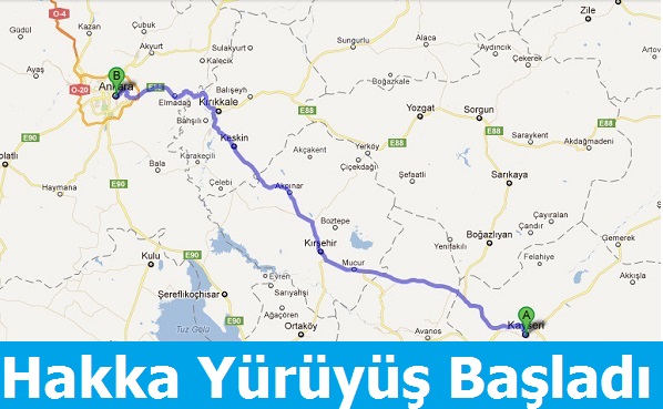 Hakka Yürüyüş Başladı