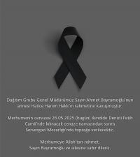 Adm-Gdz Elektrik Genel Müdürü Ahmet Bayramoğlu Annesini Kaybetti