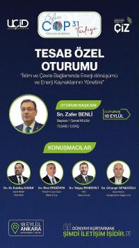 UEDAŞ Genel Müdürü Cihangir Gençoğlu Before COP31 Zirvesi’nde Enerji Dönüşümünü Anlatacak
