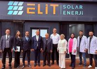Abdullah Tancan Elit Solar Enerji Fabrikasını Ziyaret Etti