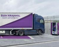 Türkiye'nin İlk Elektrikli Tır Şarj İstasyonu Kuzey Marmara Otoyolu'nda Hayata Geçti