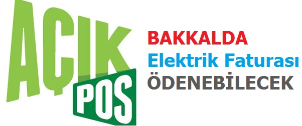 Elektrik Faturası Bakkalda Ödenebilecek