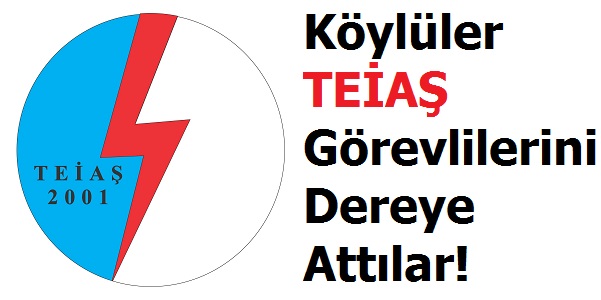 Köylüler TEiAŞ Görevlilerini Dereye Attılar